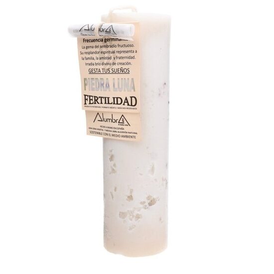 Handcrafted Vela with Piedra Luna - Fertility