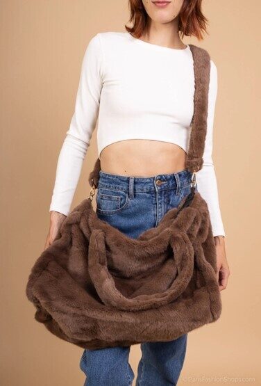 Autumn-winter faux fur bag