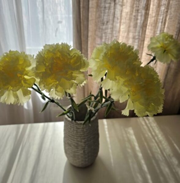 Artificial flowers No. 276-carnation