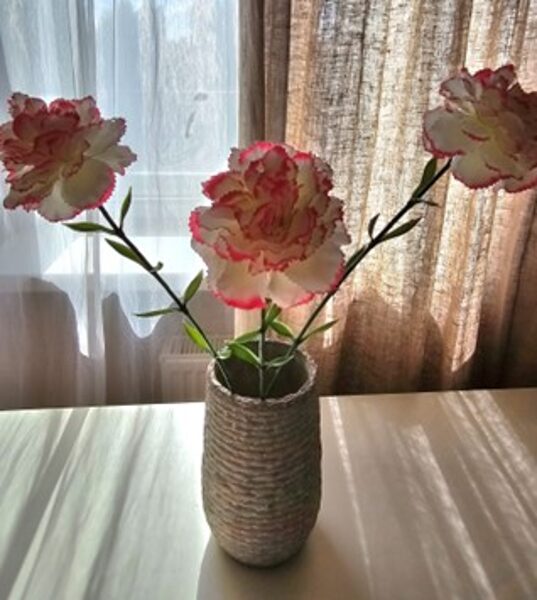 Artificial flowers No. 278-carnation