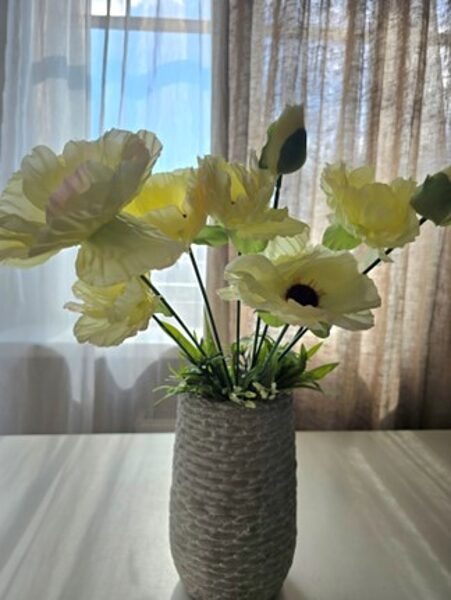 Artificial flowers No. 282 - poppy bouquet