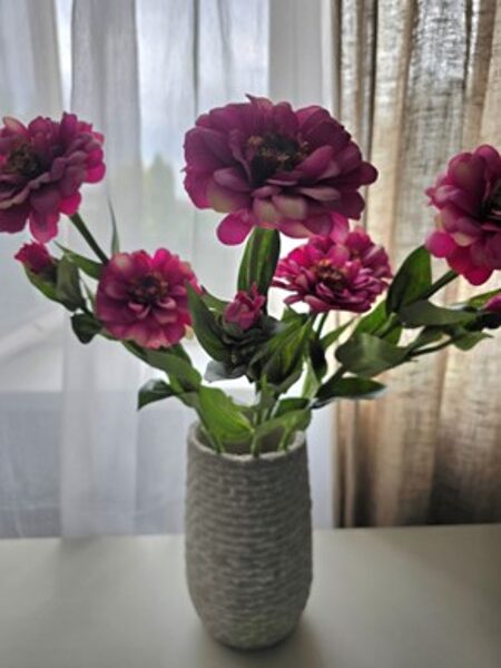 Artificial flowers No. 301 - zinnia