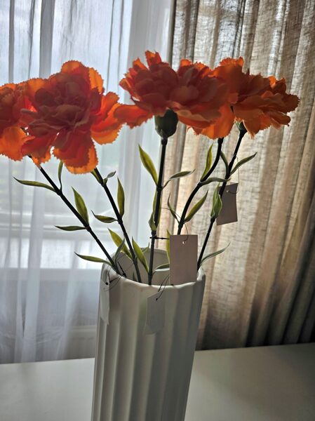 Artificial flowers No. 315 - carnation