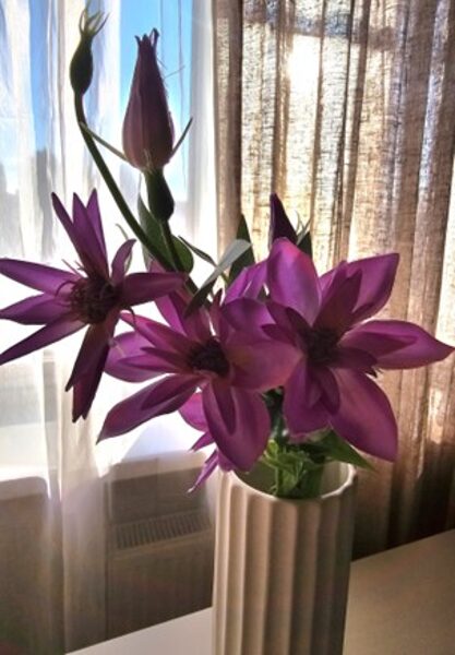 Artificial flowers No. 375 - clematis