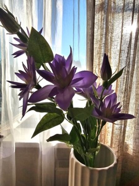 Artificial flowers No. 383 - clematis