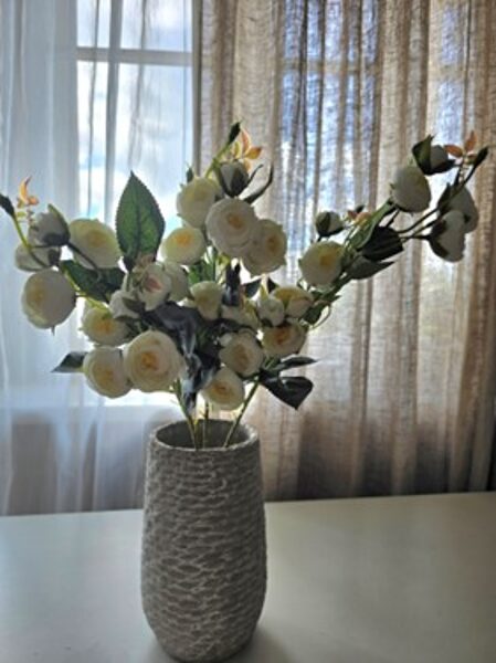 Artificial flowers No. 394 - rose branch