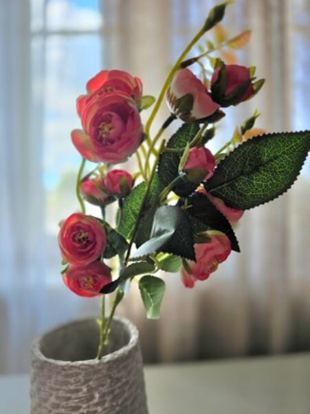 Artificial flowers No. 397 - rose branch