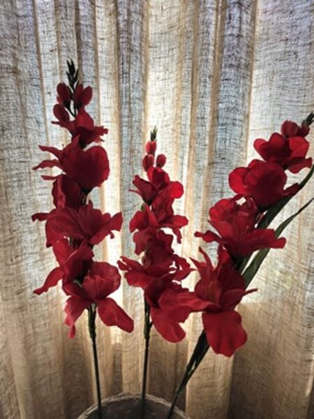 Artificial flowers No. 458- gladiola