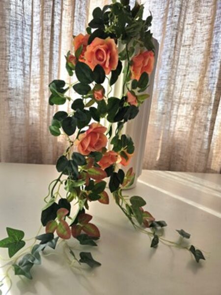 Artificial flowers no. 489- spiral rose