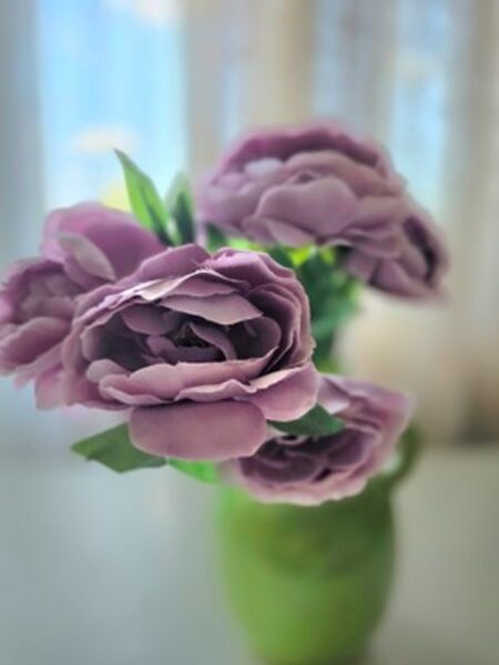 Artificial flowers No. 515 - peony bouquet