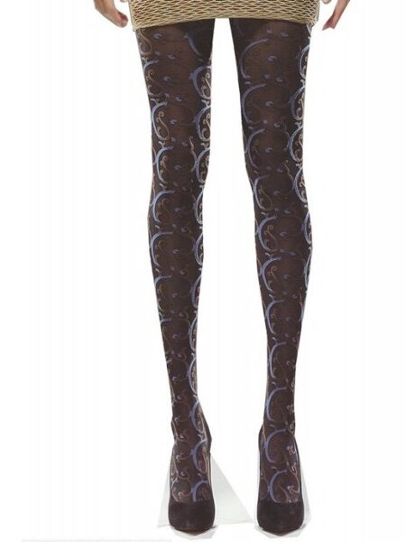 tights 5A48.1.883 deep brown/multicolor