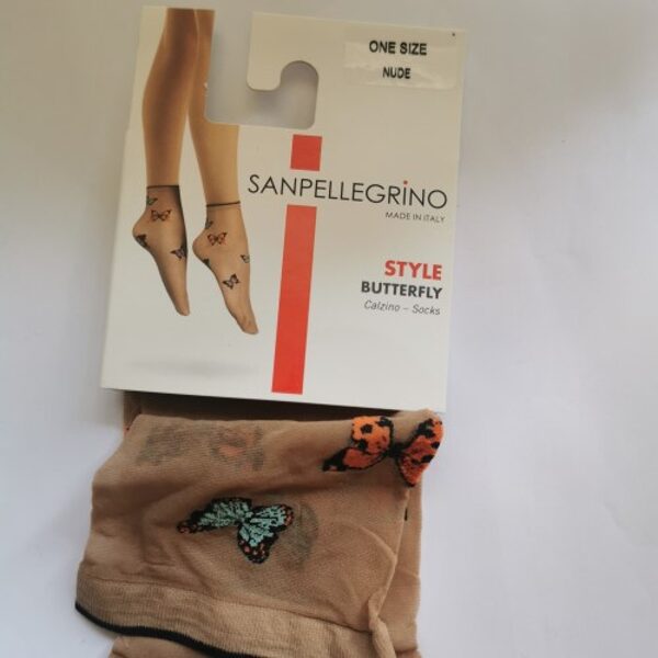 socks  Style Butterfly nude 