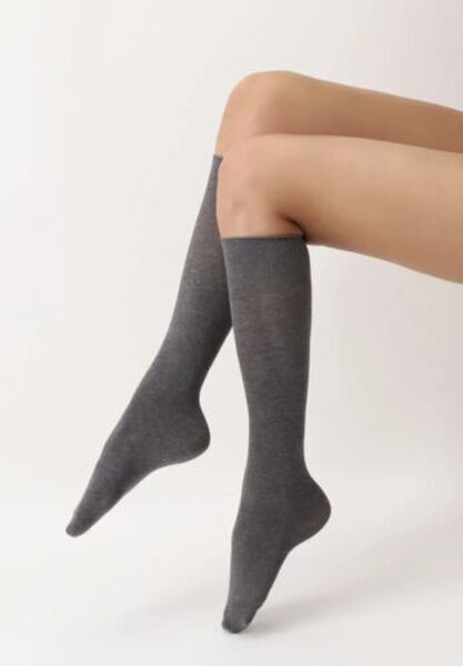 knee highs Cheryl grey melange 