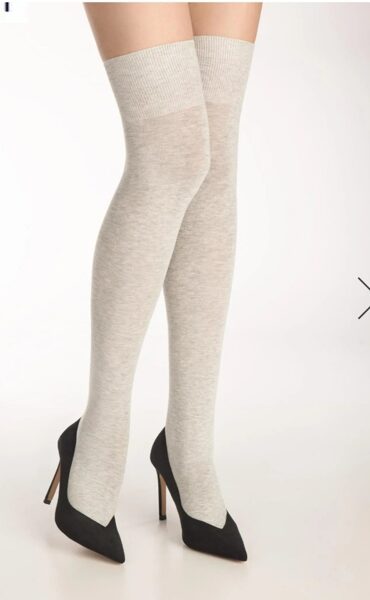 overknee Zazu cotton899 light melange