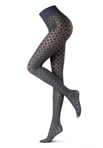 tights Graphic Loop black melange