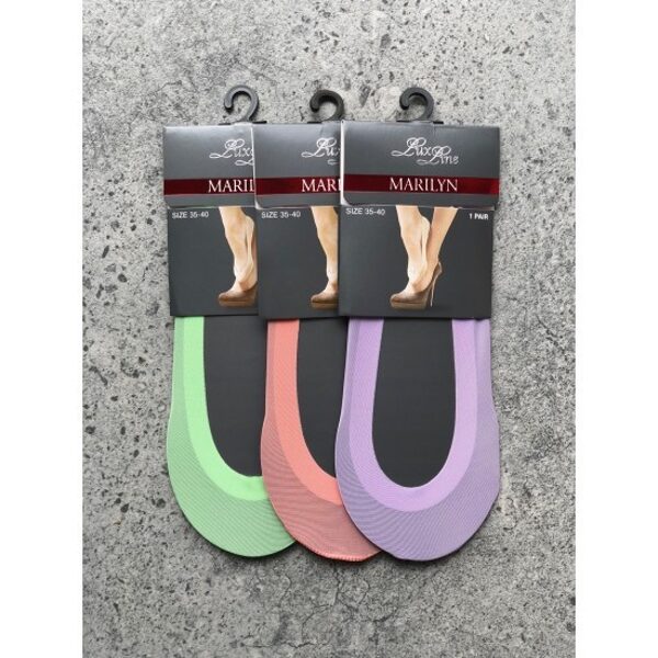 footies Lux line dark violet