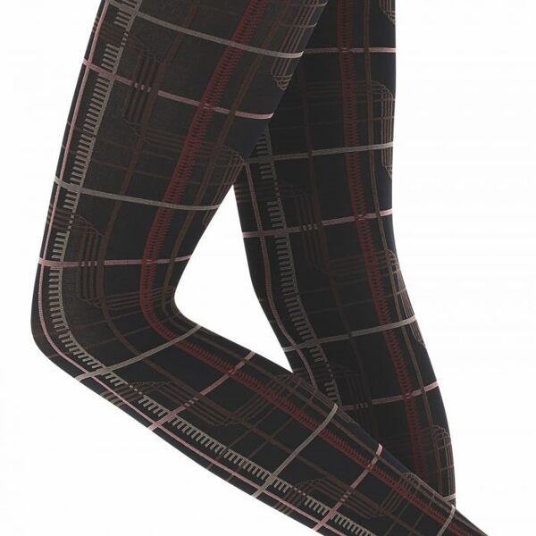 tights New check opaque black