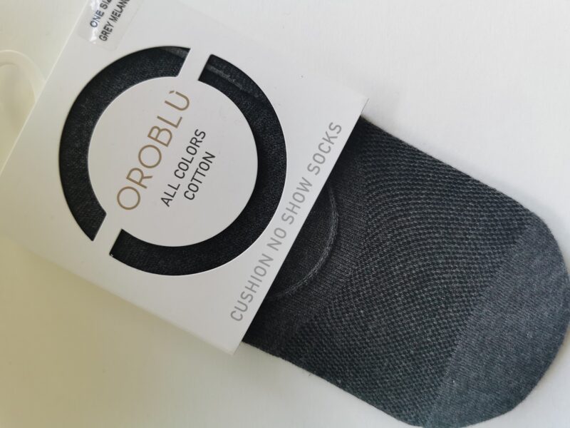 cushion no show grey melange