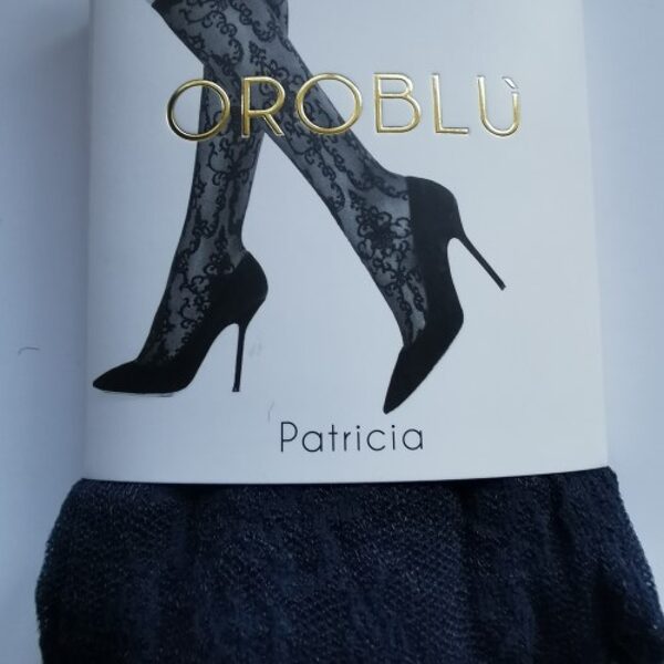 zeķes pusgarās  Patricia blue