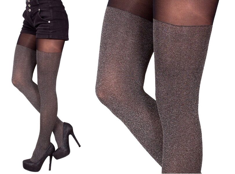 tights Zazu shine black/antracyt