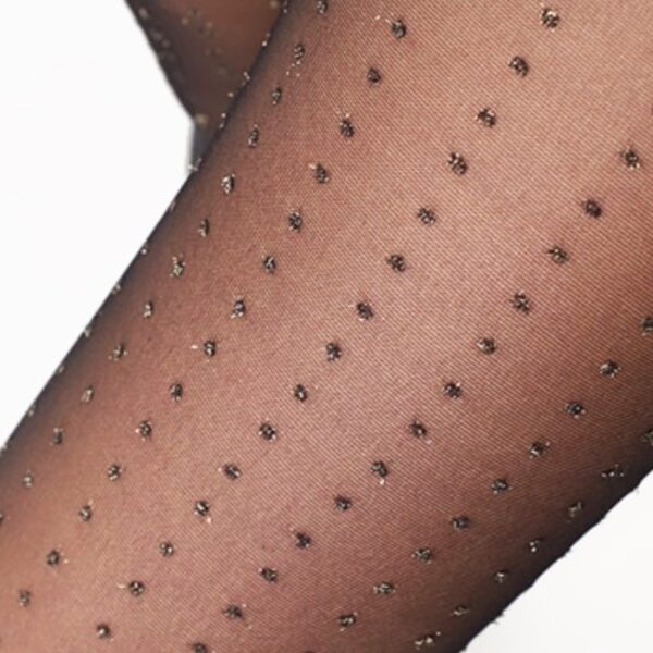 tights Glitter Dot black/gold